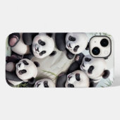 Cute Pandas Group Photo Case-Mate iPhone Case (Achterkant (horizontaal))