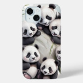 Cute Pandas Group Photo Case-Mate iPhone Case (Achterkant)