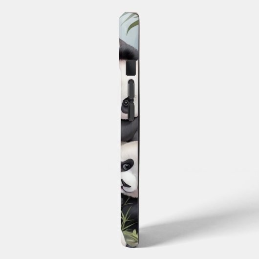 Cute Pandas Group Photo Case-Mate iPhone Case (Achterkant / Links)