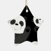 Cute pandas keramisch ornament (Rechts)