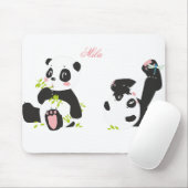 Cute pandas muismat (Met muis)
