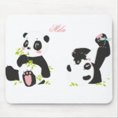 Cute pandas muismat (Voorkant)