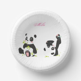 Cute pandas papieren kommen