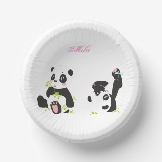 Cute pandas papieren kommen (Voorkant)