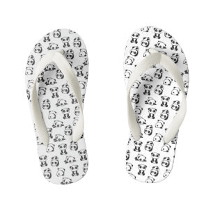 Cute Pandas Pattern Kinder Teenslippers