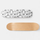 Cute Pandas Pattern Persoonlijk Skateboard (Horizontaal)