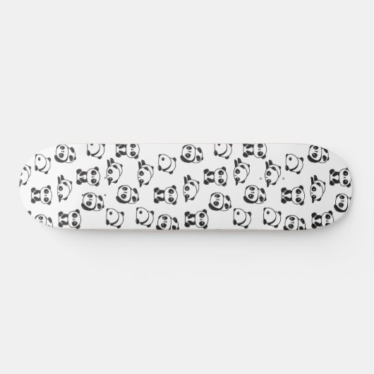 Cute Pandas Pattern Persoonlijk Skateboard (Horizontaal)