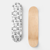 Cute Pandas Pattern Persoonlijk Skateboard (Voorkant)