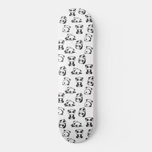 Cute Pandas Pattern Persoonlijk Skateboard (Voorkant)