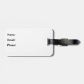 Cute Pandas Rule Bagagelabel (Achterkant horizontaal)