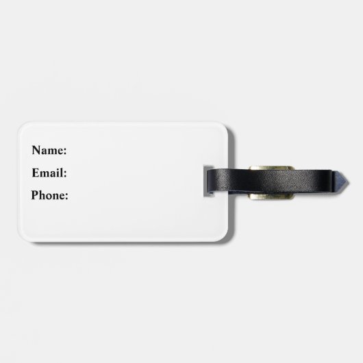 Cute Pandas Rule Bagagelabel (Achterkant horizontaal)