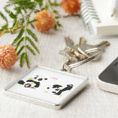 Cute pandas sleutelhanger (Zijkant)