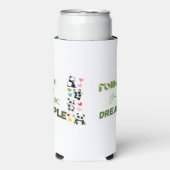 Cute Pandas Sweatshirt met Slogan Seltzer Blikjeskoeler (Seltzer Voorkant)