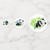 Cute Pandas table confetti (Voorkanten)