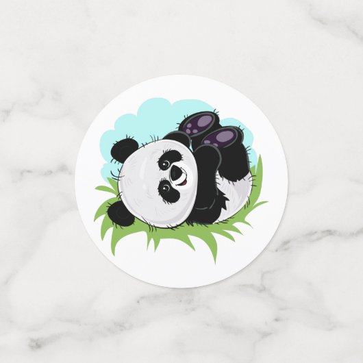Cute Pandas table confetti (Kleine voorkant)