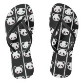 Cute pandas teenslippers (Voetbed)
