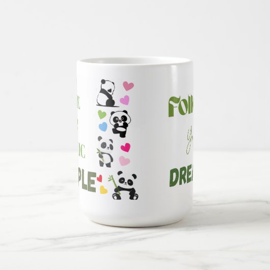 Cute pandashirt met leus koffiemok (Center)