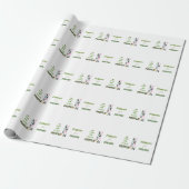 Cute Pandashirt met slogan Cadeaupapier (Uitgerold)