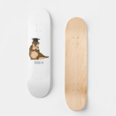 Cute pangolin graduate cartoon persoonlijk skateboard (Voorkant)
