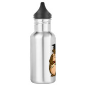 Cute pangolin graduate cartoon waterfles  (Links)