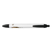 Cute pangolin graduating cartoon zwarte inkt pen (Achterkant)