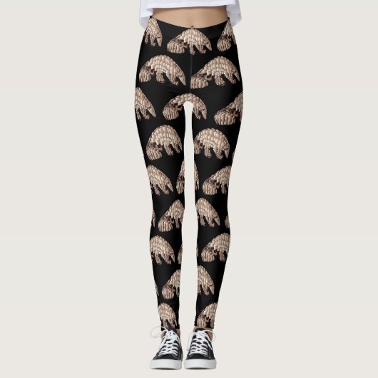 Cute Pangolin Leggings (Voorkant)
