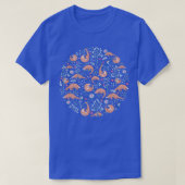 Cute Pangolin Pattern Forest Pattern T-shirt (Design voorkant)