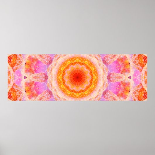 Cute Panoramic Mandala Poster (Voorkant)