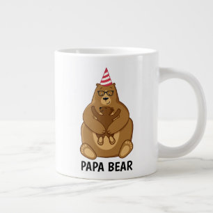 Cute Papa Bear Fathers Day Gift Specialty Mug Grote Koffiekop