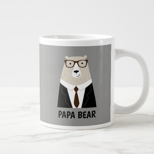 Cute Papa Beer Vaderdag Geschenk Speciale Mok (Rechts)