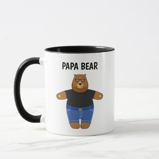 Cute Papa Beer Vaderdag Geschenk Speciale Mok (Links)