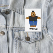 Cute Papa Beer Vaderdag Geschenk Speciale Mok Button (Insitu)