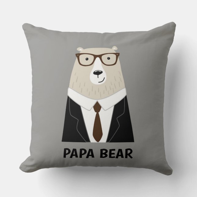 Cute Papa Beer Vaderdag Geschenk Speciale Mok Kussen (Voorkant)