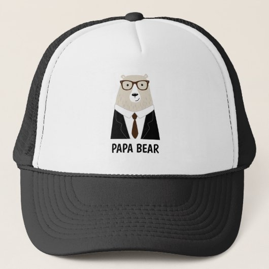 Cute Papa Beer Vaderdag Geschenk Speciale Mok Trucker Pet (Voorkant)