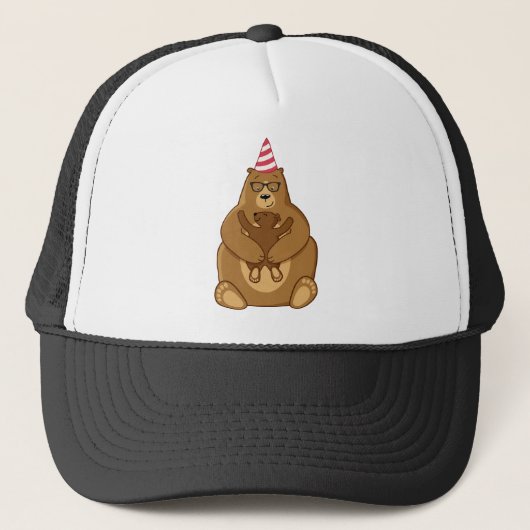 Cute Papa Beer Vaderdag Geschenk Speciale Mok Trucker Pet (Voorkant)