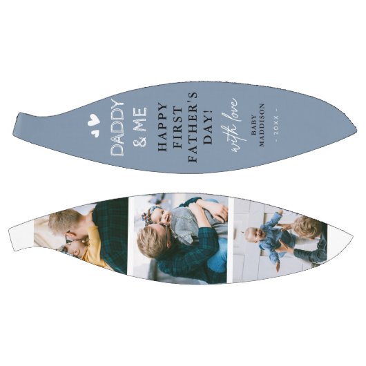 Cute 'Papa & Me' Foto Collage 1st Vaderdag Basketbal (Panelen)