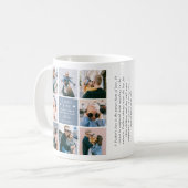 Cute 'Papa & Me' Foto Collage 1st Vaderdag Koffiemok (Voorkant links)