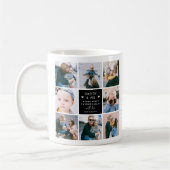 Cute 'Papa & Me' Foto Collage 1st Vaderdag Koffiemok (Links)