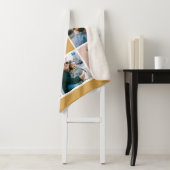 Cute 'Papa & Me' Foto Collage 1st Vaderdag S Sherpa Deken (In situ)