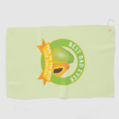 Cute Papa Ya de beste grappige fruitpun voor papa Golfhanddoek (Horizontaal)