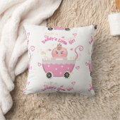 Cute Papa's kleine meisje Baby Buggy Sierkussen (Deken)