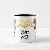 Cute Paper-cut Chinese New Year Rat 2020 2TB Mok (Center)