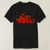 Cute Paper Hearts Valentijnsdag 2022 T-shirt (Design voorkant)