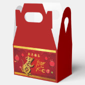 Cute Paper Rat Year, gestileerde lantaarns GFB Bedankdoosjes (Geopend)