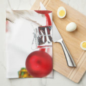 Cute Papillon Dog kerstkerstkerstkerstkerstkerstke Theedoek (Quarter Fold)