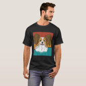 Cute Papillon Dog T-shirt (Voorkant volledig)