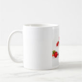Cute Papillon-hond Kerstman-muts Koffiemok (Links)