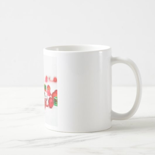 Cute Papillon-hond Kerstman-muts Koffiemok (Rechts)