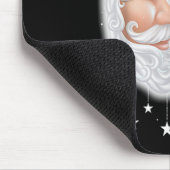 Cute Papillon met kerstcadeau-Hondenliefhebber voo Muismat (Hoek)