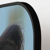 Cute Papillon Speelgoed Spaniel Dog aan de Dock Pickleball Paddle (Links Detail)